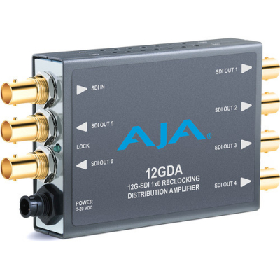 12GDA 12G/6G/3G/HD/SD-SDI Distribution Amplifier