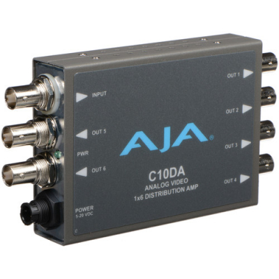 C10DA Analog Video 1x6 Distribution Amplifier