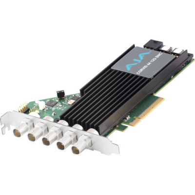 Corvid 44 12G BNC PCIe 4-Ch 12G-SDI I/O Card (Tall Bracket, Fan)