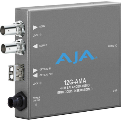 12G-SDI Input and Output up to 4K/UltraHD with LC Fiber Transceiver