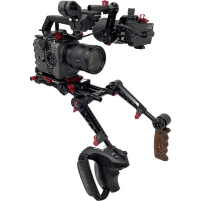 Sony FX6 Z-Finder Recoil Rig with Dual Trigger Grips