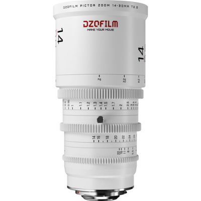 Pictor Zoom 14-30mm T2.8 MFT Parfocal Cine lens White