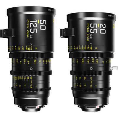 Pictor 20-55mm & 50-125mm T2.8 Super35 Zoom Lens Bundle PL/EF