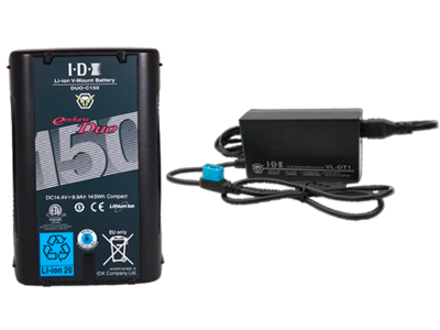 1 X DUO-C150 Battery, 1 x VL-DT1 Advanced D-Tap charger