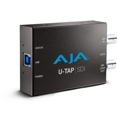 AJA U-Tap SDI - Simple USB 3.0 Powered 3G-SDI Capture Device