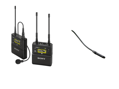UWP-D21 Wireless Bodypack Microphone + Sanken COS11D-UWP