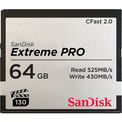 Extreme PRO® 64GB CFast™2.0 Memory Card