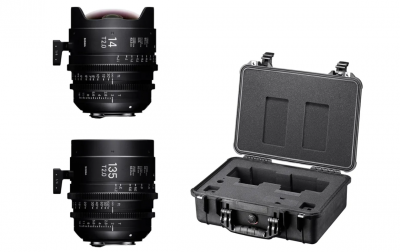 14mm T2 + 135mm T2 Sony E Set with Case 