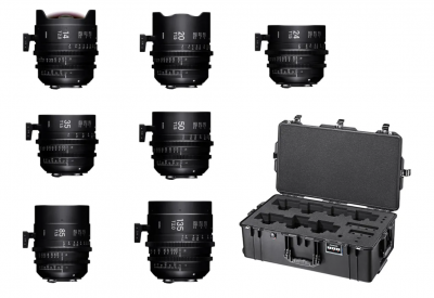 Seven Prime Cine Lens Canon EF Set Plus Case