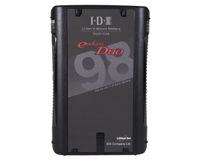 DUO-C98RED (96Wh High-Load Li-Ion V-Mount Battery w 2x D-Tap and USB)