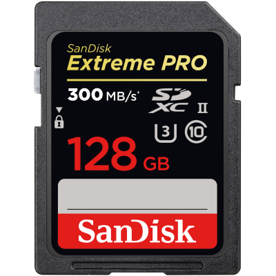 Extreme Pro 128GB UHS-II U3 300MB/s SDXC Card