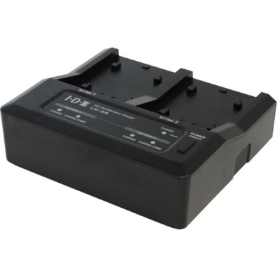 LC-2A Two-Channel Charger for 7.4V Canon, Panasonic & Sony Batteries