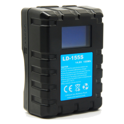 LD-155S 155Wh Digital V-Mount accu, D-Tap+USB power output