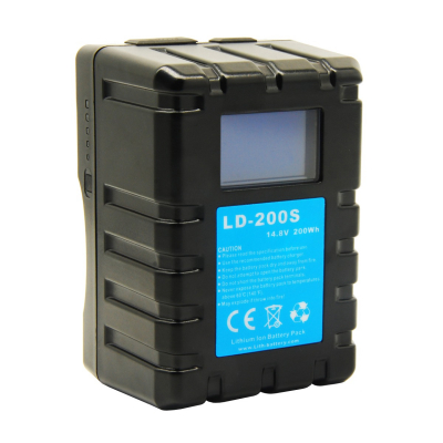 LD-200S 200Wh Digital V-Mount accu, D-Tap+USB power output