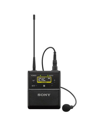 UTX-B40/K33 Belt-Pack Transmitter incl. dasspeld microfoon
