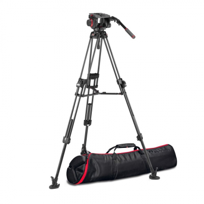 MVK509TWINFC Manfrotto 509 Video Head with 645 Fast Twin Carbon Tripod
